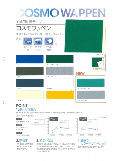 粘着テープ　コスモワッペン　カタログ